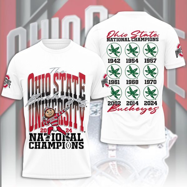 Ohio State Buckeyes Football 3D Apparel - HOATT 8703