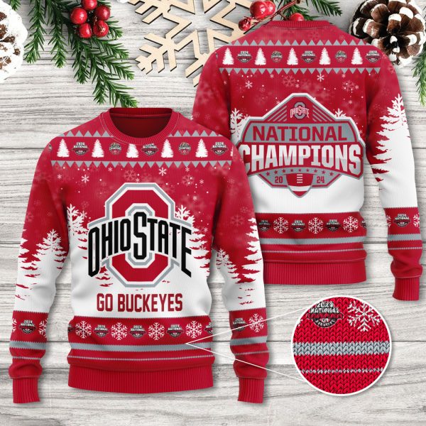 Ohio State Buckeyes Football 3D Ugly Sweater - TANTN 10709