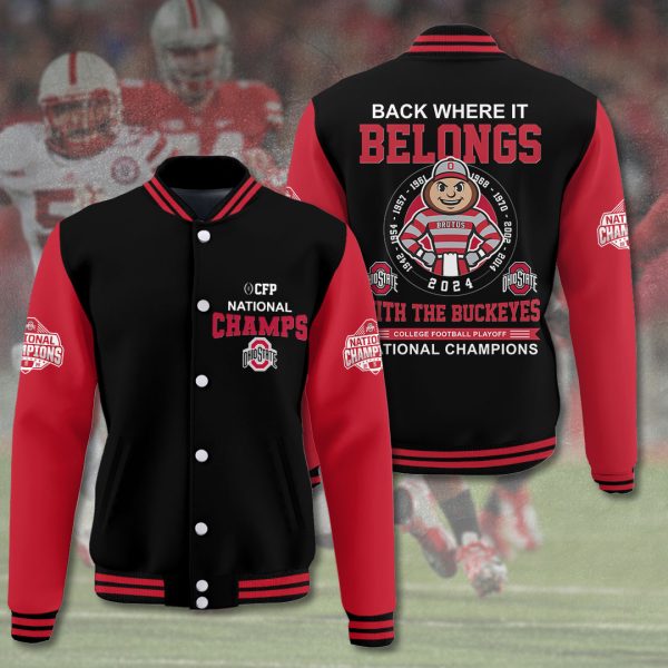 Ohio State Buckeyes Football Varsity Jacket - HOATT 8202