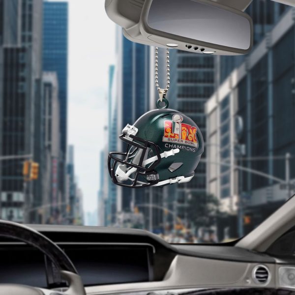 Philadelphia Eagles Custom Shape 1-sided Acrylic Car Ornament - HOATT 8294