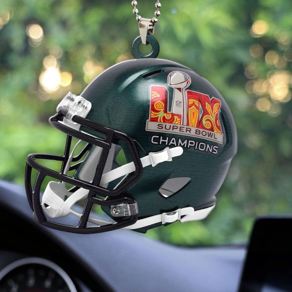 Philadelphia Eagles Custom Shape 1-sided Acrylic Car Ornament - HOATT 8294