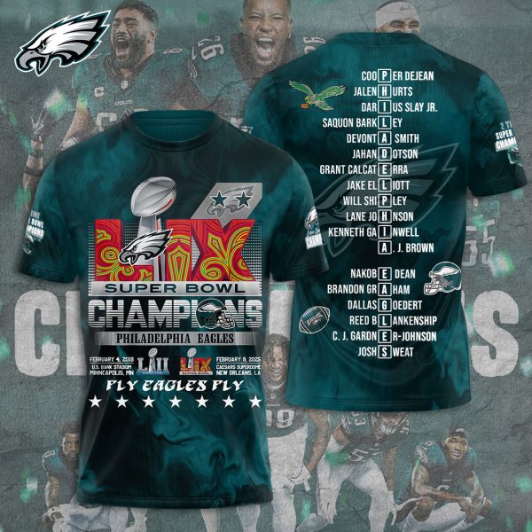 Philadelphia Eagles 3D Apparel - TANTN 10838