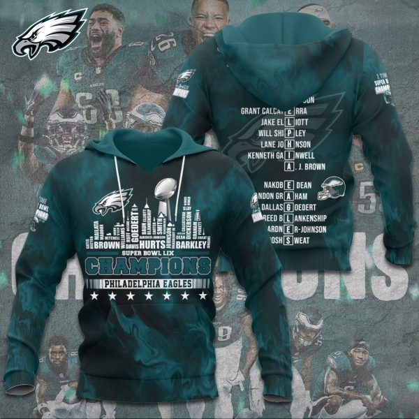 Philadelphia Eagles 3D Apparel - TANTN 10845