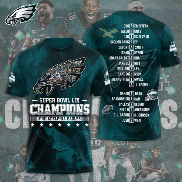 Philadelphia Eagles 3D Apparel - TANTN 10846