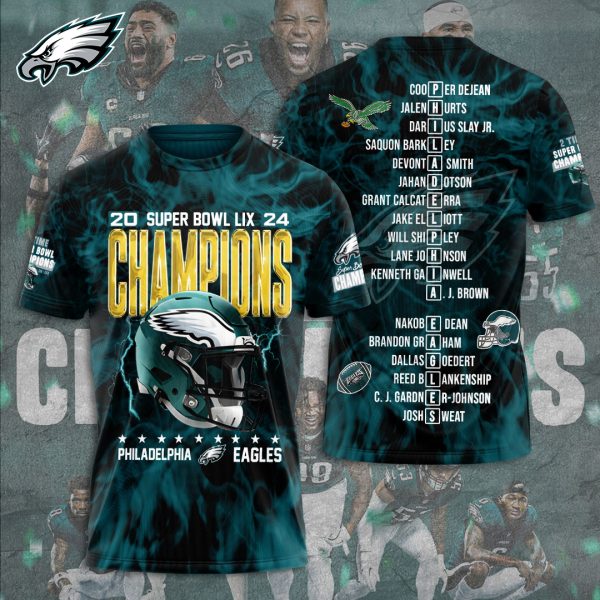 Philadelphia Eagles 3D Apparel - TANTN 10877