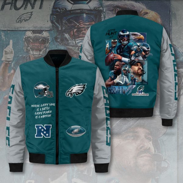 Philadelphia Eagles 3D Bomber Jacket - HOATT 8198