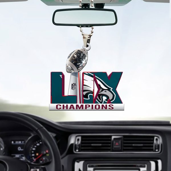 Philadelphia Eagles Custom Shape 1-sided Acrylic Car Ornament - MAITM 9867