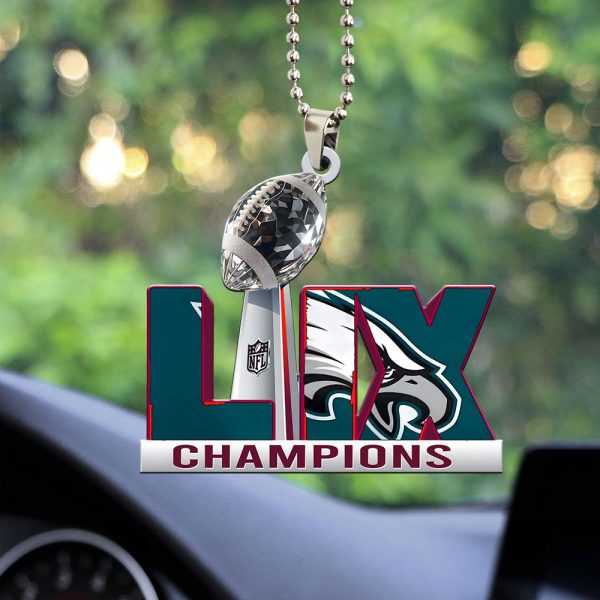 Philadelphia Eagles Custom Shape 1-sided Acrylic Car Ornament - MAITM 9867