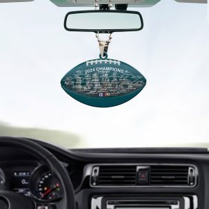 Philadelphia Eagles Custom Shape 2-sided Acrylic Car Ornament - MAITM 9934