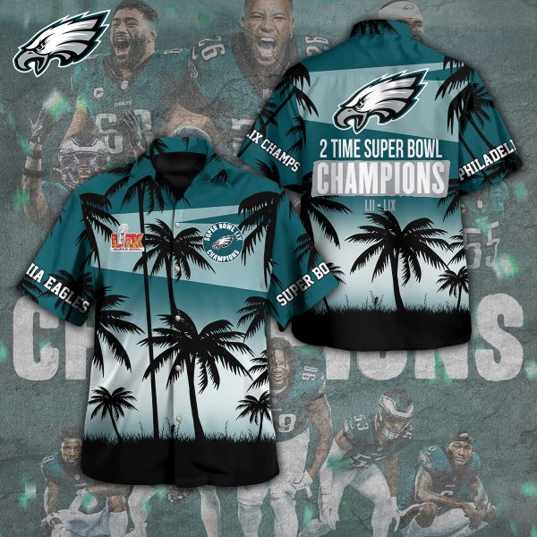 Philadelphia Eagles 3D Hawaiian Shirt - TANTN 10920