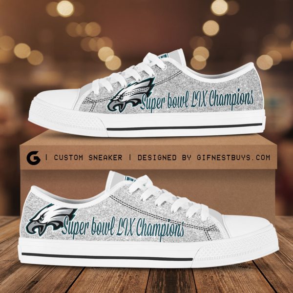 Philadelphia Eagles Low Top Canvas Shoes - TANTN 10815