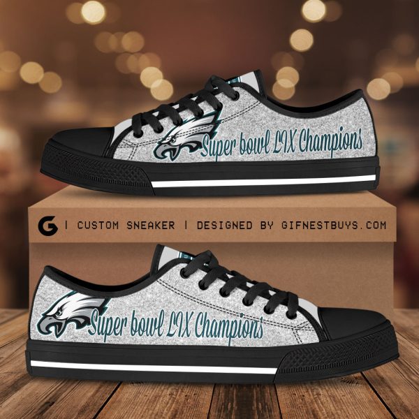 Philadelphia Eagles Low Top Canvas Shoes - TANTN 10815