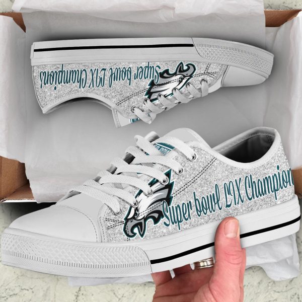 Philadelphia Eagles Low Top Canvas Shoes - TANTN 10815