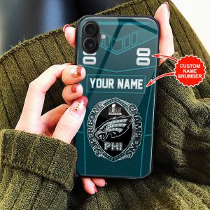 Personalized Philadelphia Eagles Phone Case - HOATT 8436