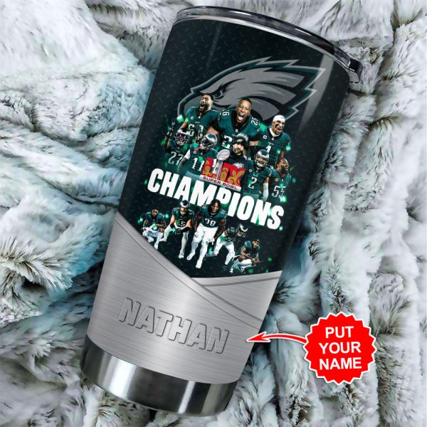 Personalized Philadelphia Eagles Tumbler Cup - HOATT 8341