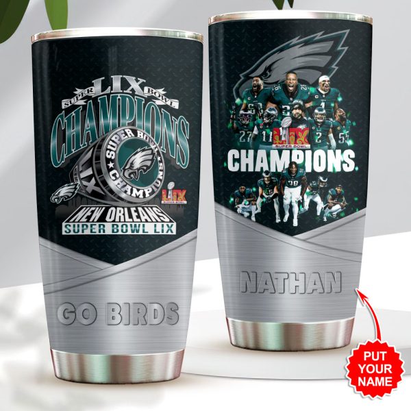 Personalized Philadelphia Eagles Tumbler Cup - HOATT 8341