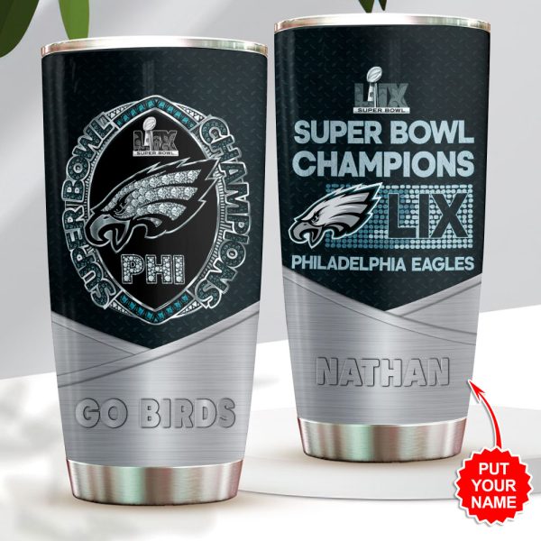 Personalized Philadelphia Eagles Tumbler Cup - HOATT 8416