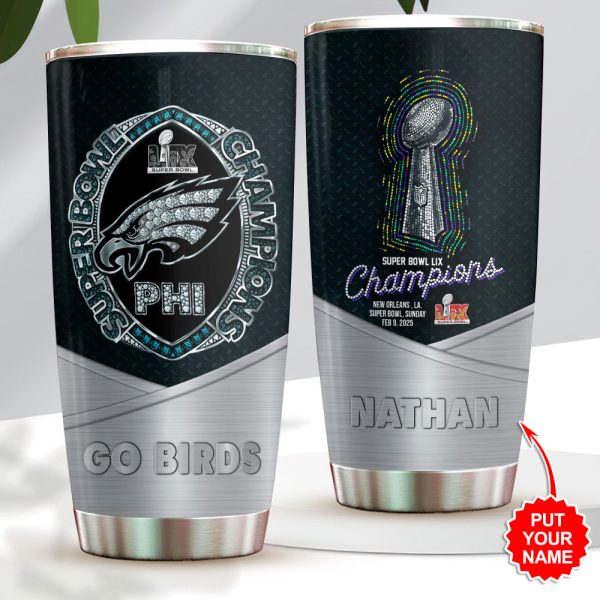 Personalized Philadelphia Eagles Tumbler Cup - HOATT 8425