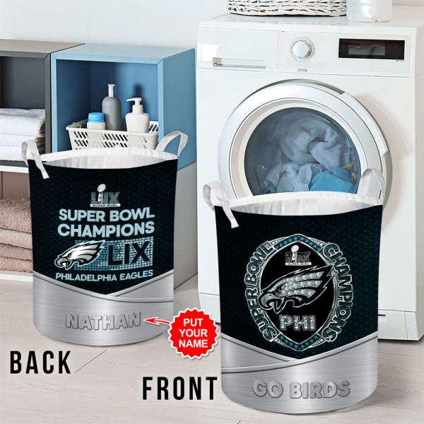 Personalized Philadelphia Eagles Laundry Basket – HOATT 8725