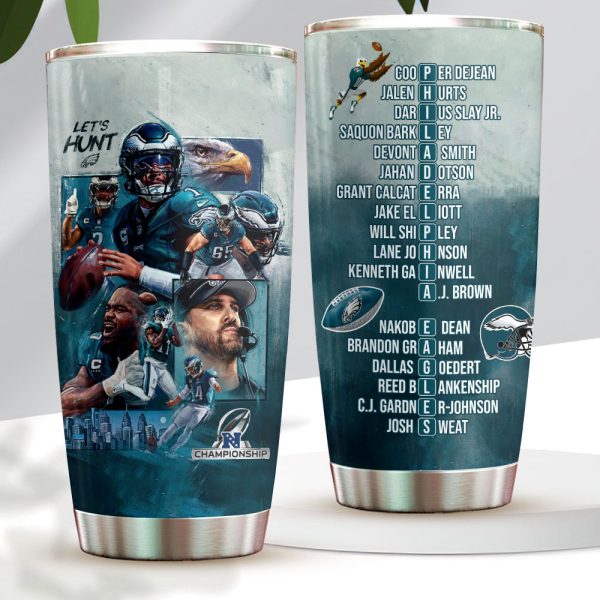 Philadelphia Eagles Tumbler Cup - HOATT 8182