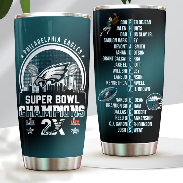 Philadelphia Eagles Tumbler Cup - HOATT 8314