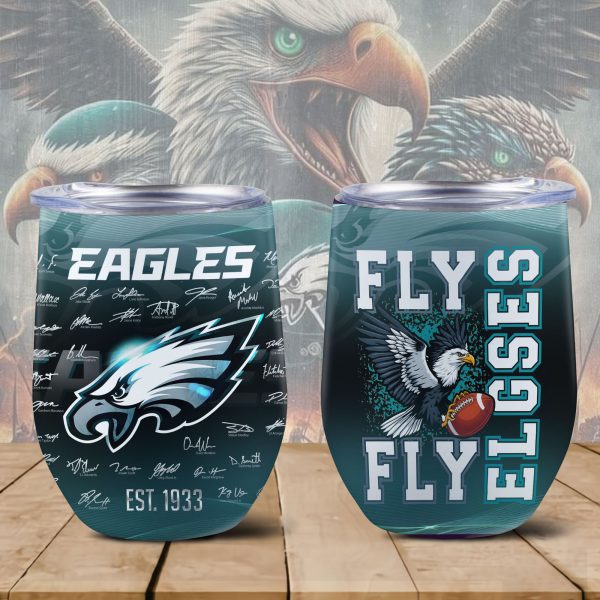 Philadelphia Eagles Wine Tumbler - VANDH 4233