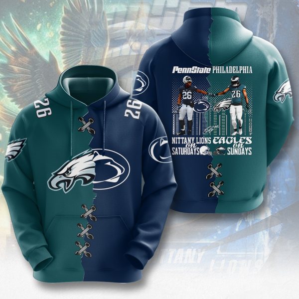 Philadelphia Eagles x Penn State Nittany Lions Football 3D Apparel - MAITM 9810