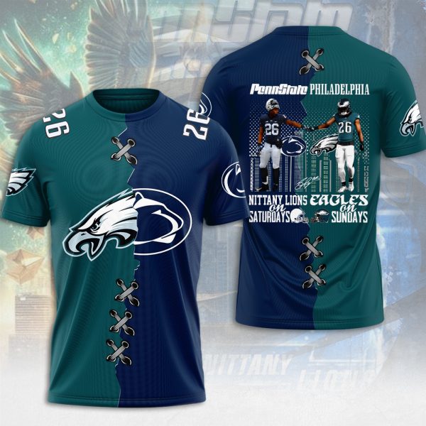 Philadelphia Eagles x Penn State Nittany Lions Football 3D Apparel - MAITM 9810