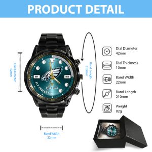 Philadelphia Eagles x Rolex Black Stainless Steel Watch - MAITM 9947