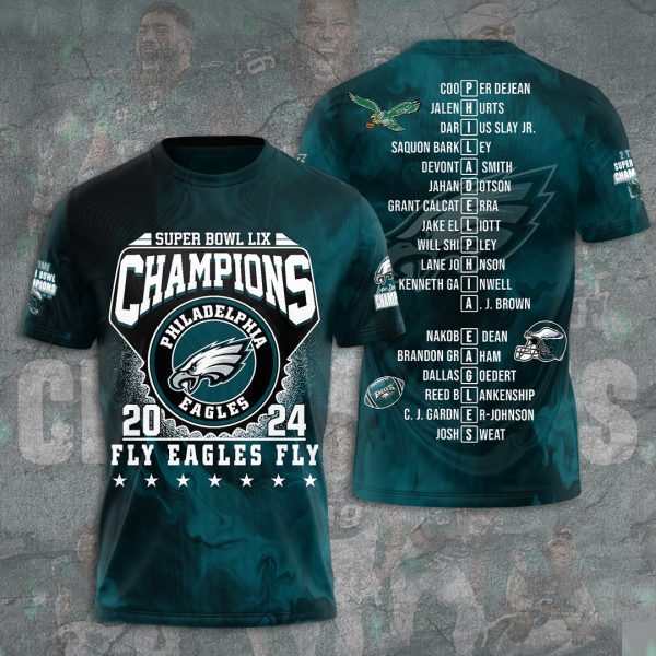 Philadelphia Eagles 3D Apparel - TANTN 10821