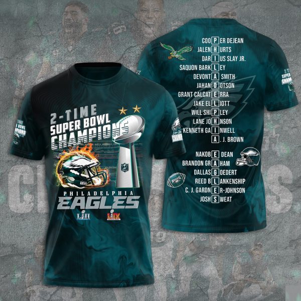 Philadelphia Eagles 3D Apparel - TANTN 10835