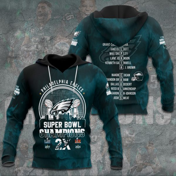 Philadelphia Eagles 3D Apparel - TANTN 10836