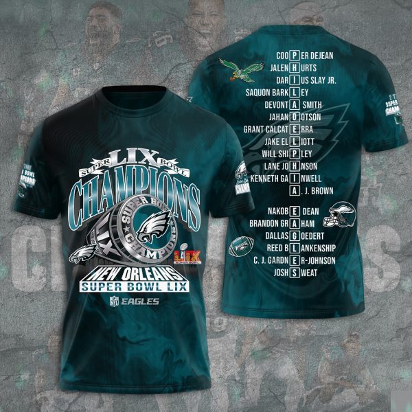 Philadelphia Eagles 3D Apparel - TANTN 10837