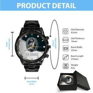 Philadelphia Eagles Black Stainless Steel Watch - HOATT 8381