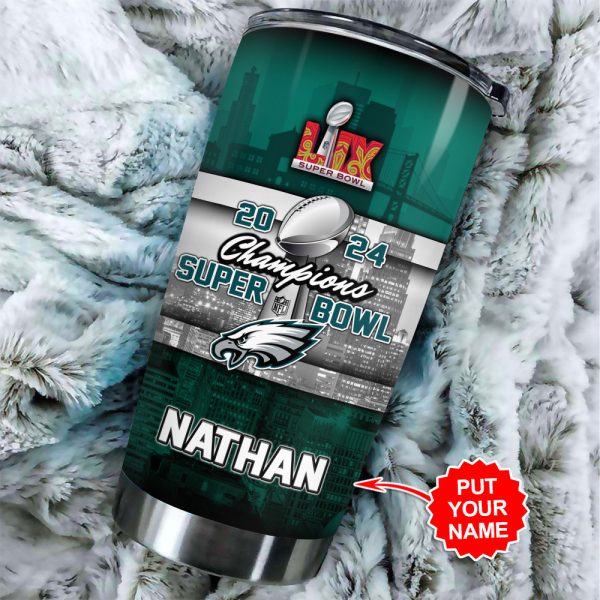 Personalized Philadelphia Eagles Tumbler Cup - GNE 2747