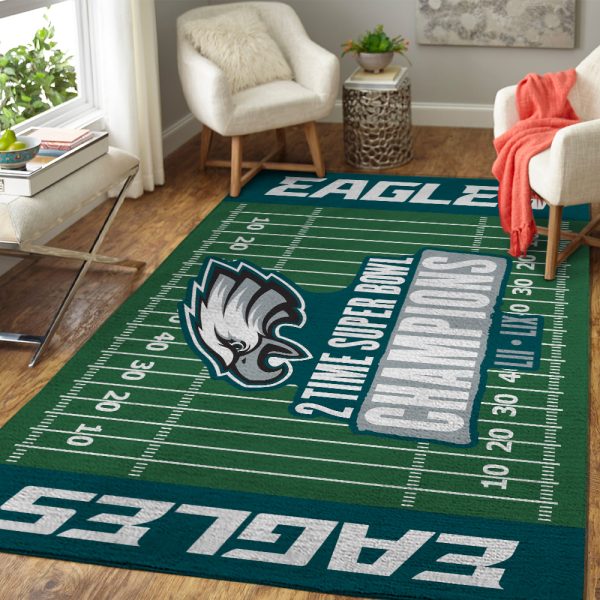 Philadelphia Eagles Rectangular Rug - TANTN 10851