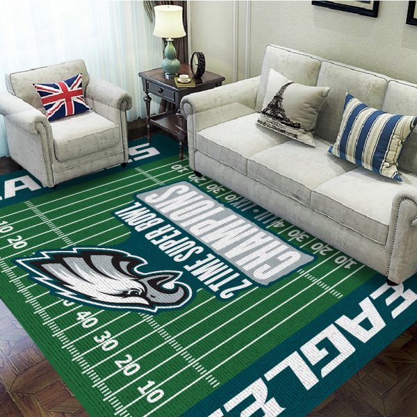 Philadelphia Eagles Rectangular Rug - TANTN 10851