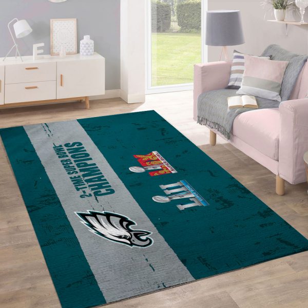 Philadelphia Eagles Rectangular Rug - TANTN 10916