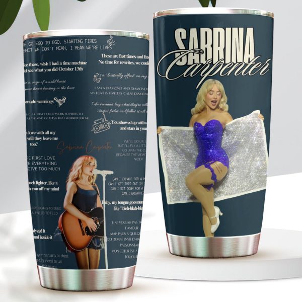 Sabrina Carpenter Tumbler Cup - VANDH 4299