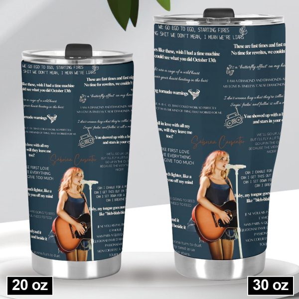 Sabrina Carpenter Tumbler Cup - VANDH 4299