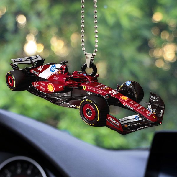 Scuderia Ferrari Custom Shape 1-sided Acrylic Car Ornament - HOATT 8707