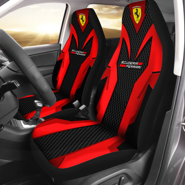 Scuderia Ferrari x Lewis Hamilton 2PCS Car Seat Cover - ANHNV 6036