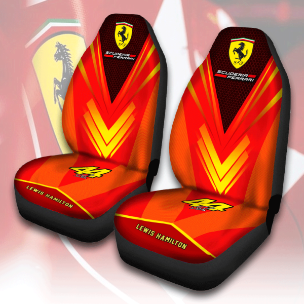 Scuderia Ferrari x Lewis Hamilton 2PCS Car Seat Cover - ANHNV 6039