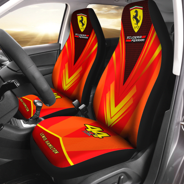 Scuderia Ferrari x Lewis Hamilton 2PCS Car Seat Cover - ANHNV 6039