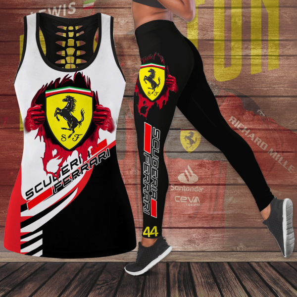 Scuderia Ferrari x Lewis Hamilton Hollow Tank Top Leggings - ANHNV 6049