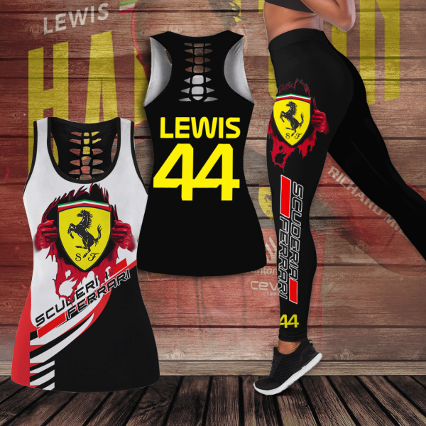 Scuderia Ferrari x Lewis Hamilton Hollow Tank Top Leggings - ANHNV 6049