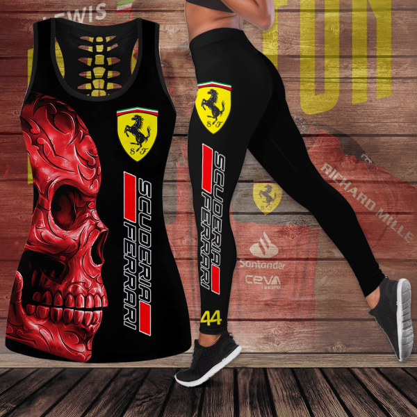 Scuderia Ferrari x Lewis Hamilton Hollow Tank Top Leggings - ANHNV 6050