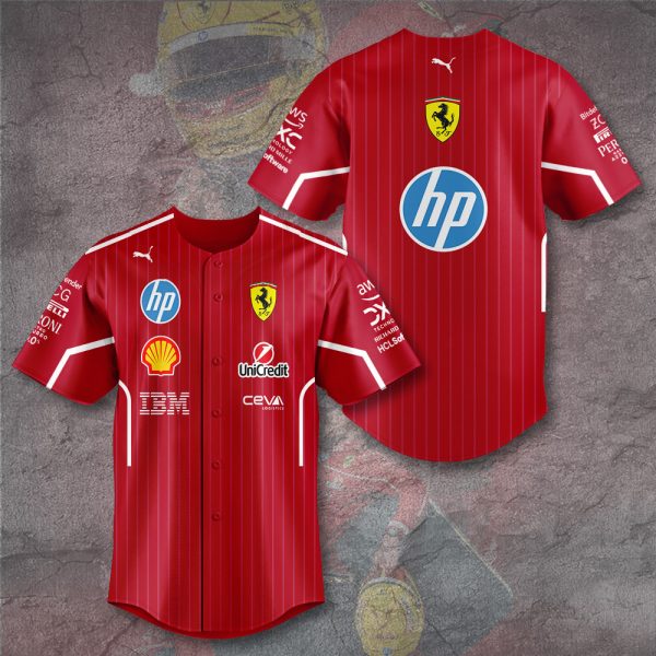 Scuderia Ferrari Baseball Jersey - TANTN 10731