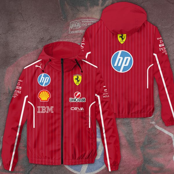 Scuderia Ferrari 3D Windbreaker Jacket - TANTN 10732