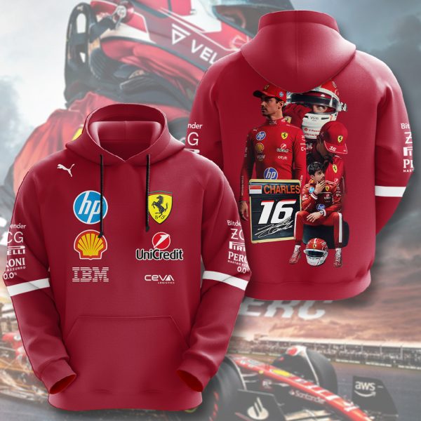 Scuderia Ferrari x Charles Leclerc 3D Apparel – HOATT 8743